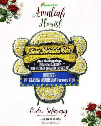 Papan Bunga Duka di Sindulang